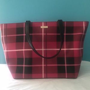 Kate Spade Pink Plaid Bag